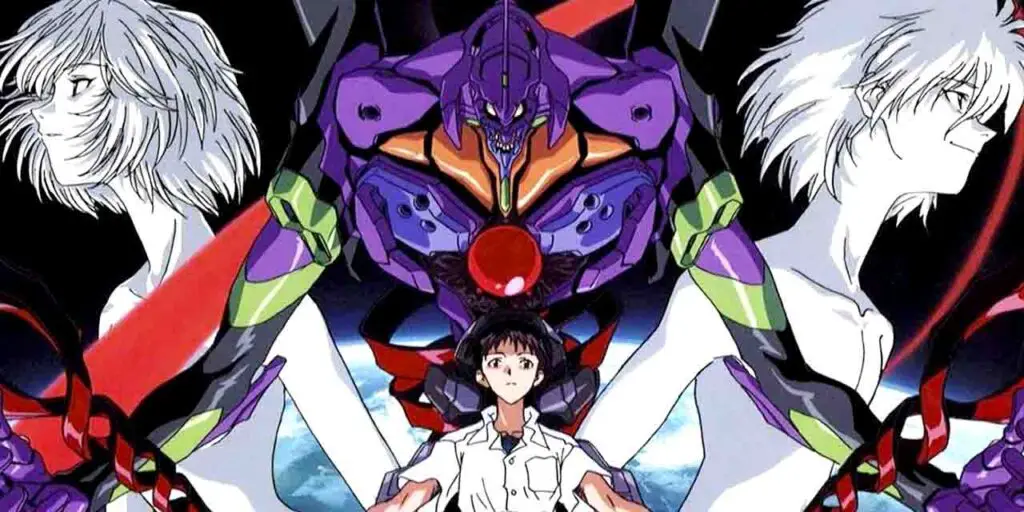Neon Genesis Evangelion is a complex anime with lots of blood and gore