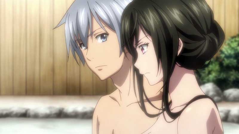 strike the blood is action ecchi anime with lewd theme