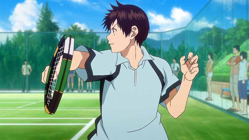 Baby Steps protagonist workout for tennis is truly admiring