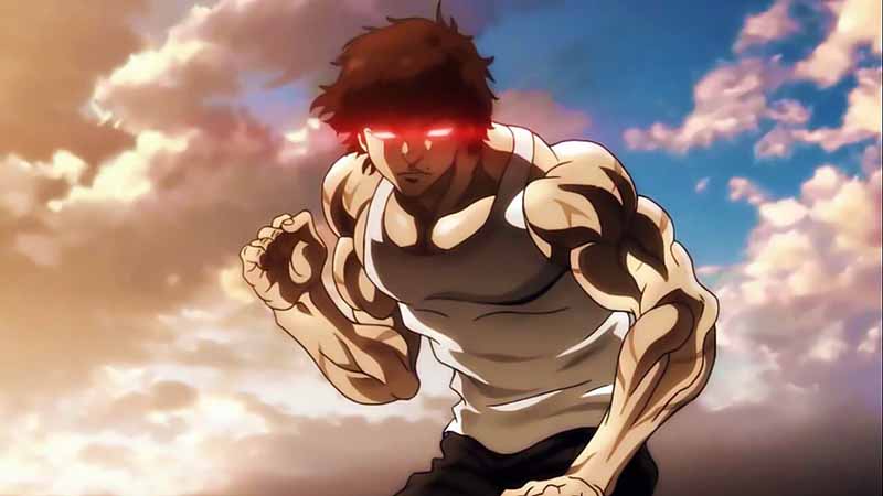 Baki is truly motivating anime for gym and martial arts