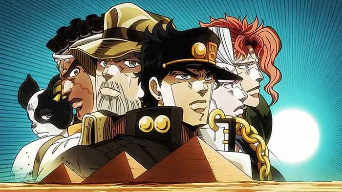 jojo Bizzare adventures is fast paced anime