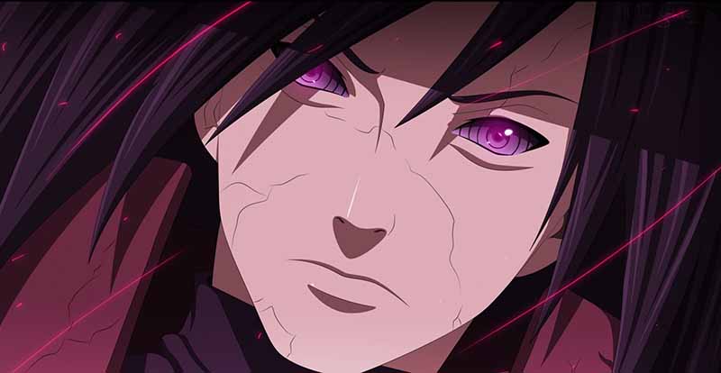 Madara's rinnegan make him a anime character with the most beautiful eyes