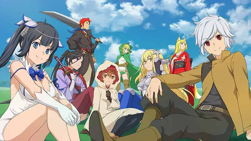 Danmachi anime with best anime with all about dungeons