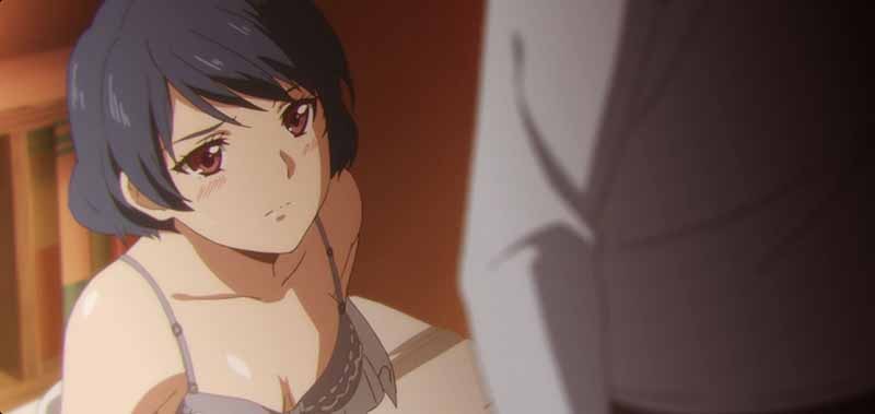 Rui is sensitive female anime character from domestic girlfriend