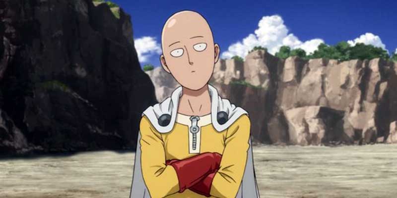 Saitama is one of the awesome strong anime protagonists who acts dumb