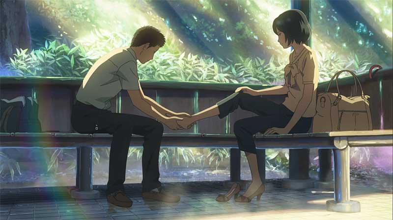 The Garden Of Words is best romance anime movie