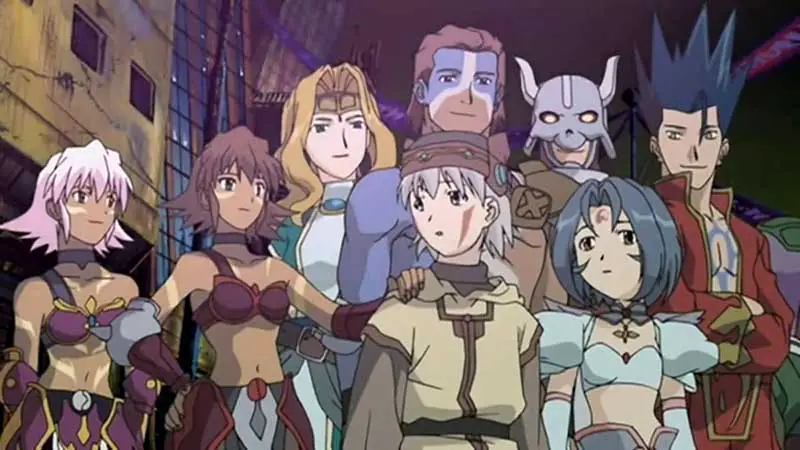Hack Sign in old school isekai anime with less audience