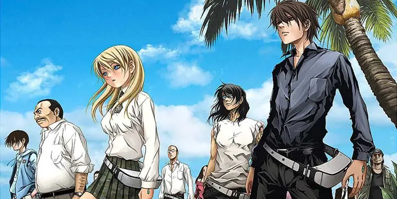 Btooom is fast paced action anime with awesome game world exploration