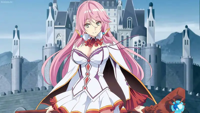 Flare from redo of healer is one of the most atractive female anime princesses with big opais