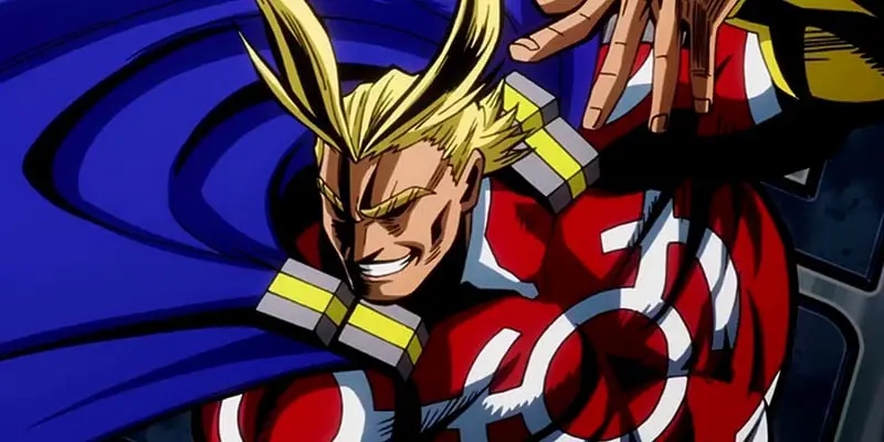 all might is the most badass anime protagonist with flawless record