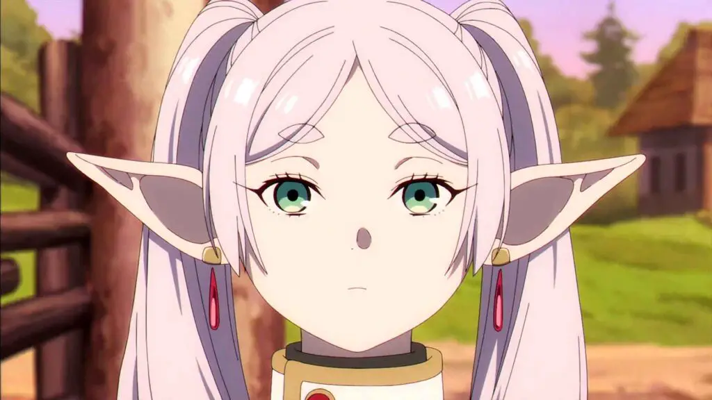 Frieren is the most decent and beautiful anime girl with white hair