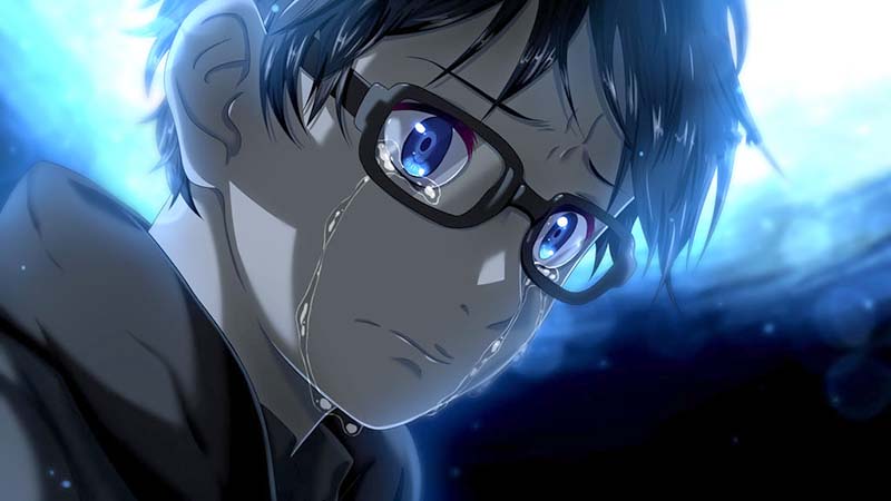Kosei Arima is depressed sad anime characters