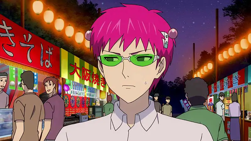 Saiki Kusuo is romanceless anime characters that has never lost a fight