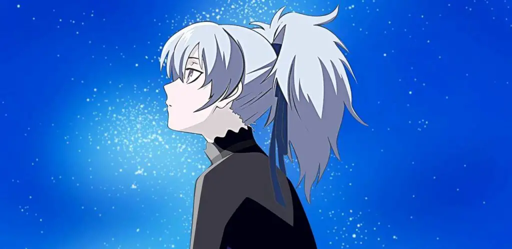 Yuri from darker than black is a emotionless white hair girl