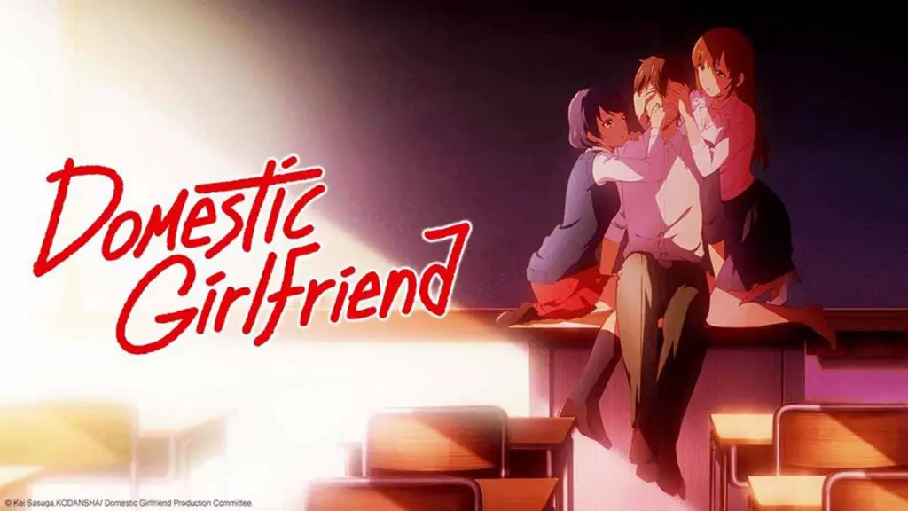 Domestic Girlfriend is an ecchi anime with love triangle
