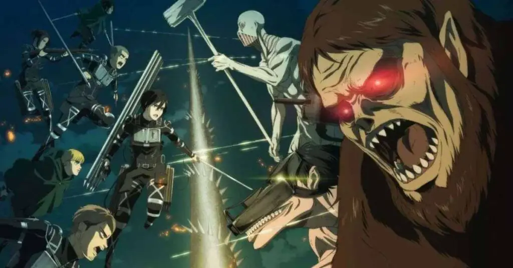 attack on Titan is a legendary anime about military