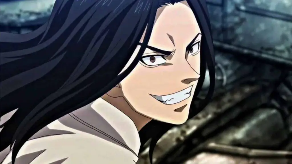 Baji Keisuke from tokyo revengers is handsome male anime character with long black hair