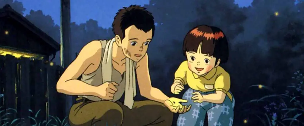 Grave of the fireflies is rich anime about war effects on individuals