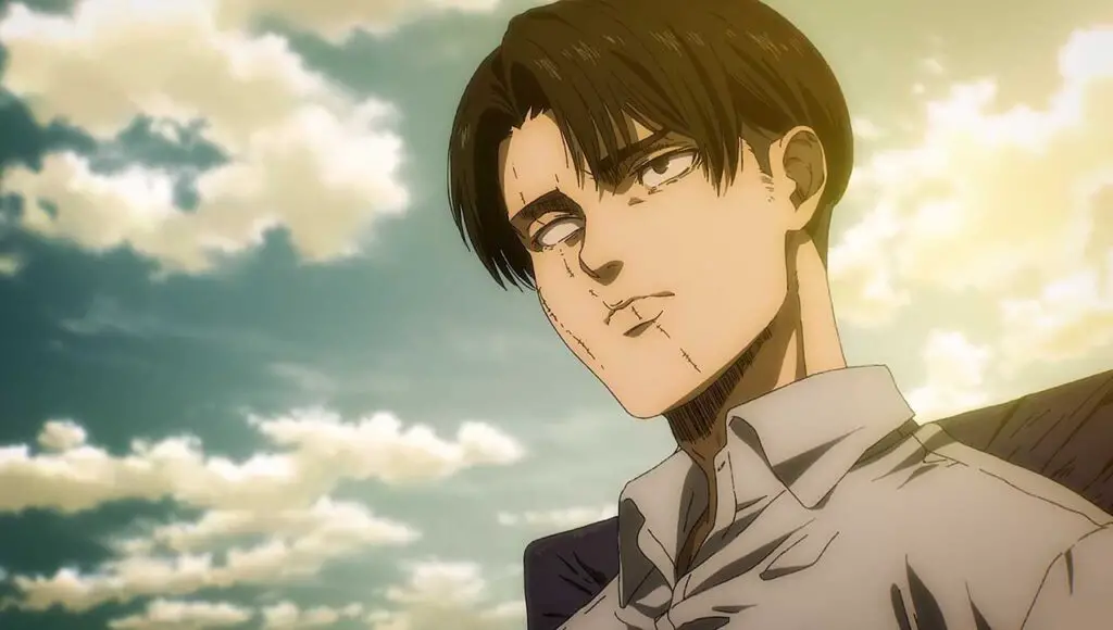 Levi is depressed anime character who rarely lough