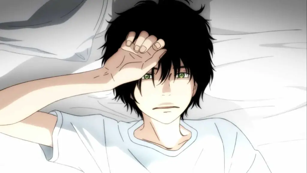 Rei Kiriyama is anime character with depression