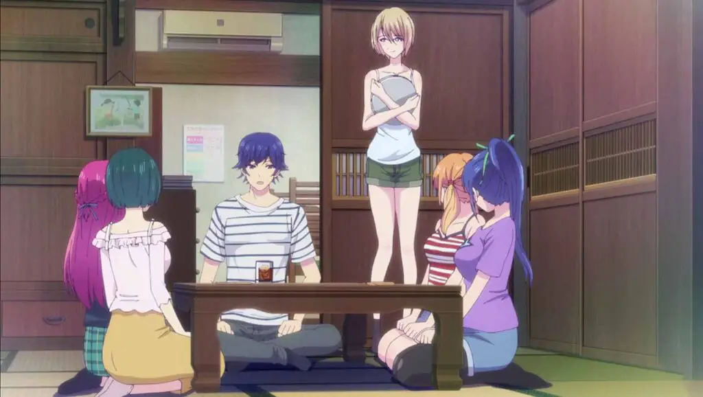 The Café Terrace And Its Goddesses is best ecchi workplace romance anime