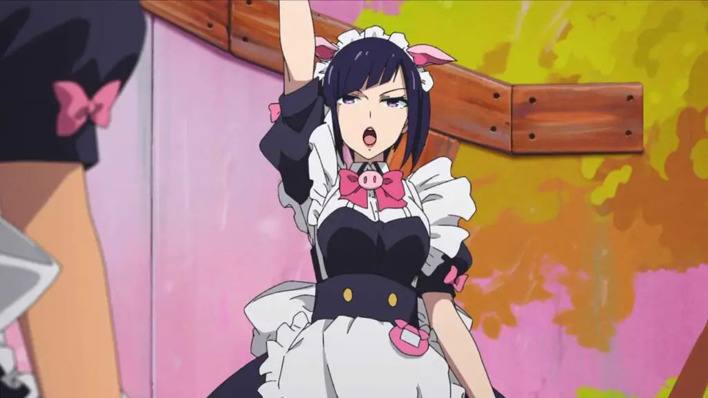 ranko from akiba maid war is tall beautiful anime girl
