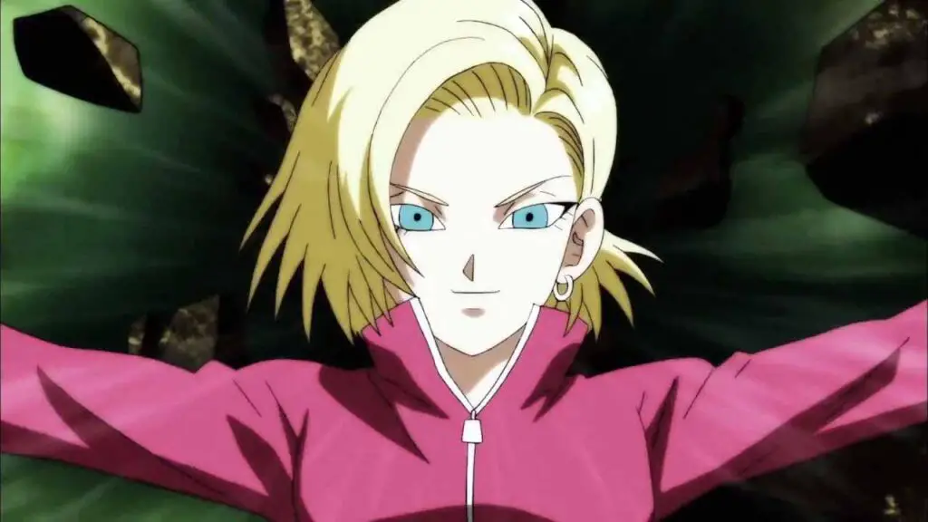 Android 18 from dragon ball is iconic blonde female anime character of all time