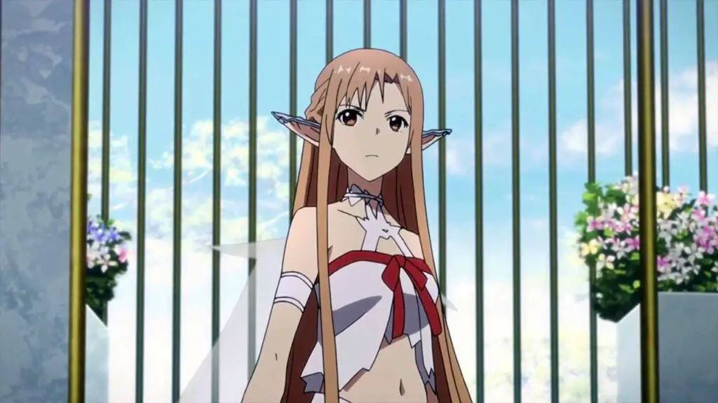 asuna yuuki from sword art online is famous girl