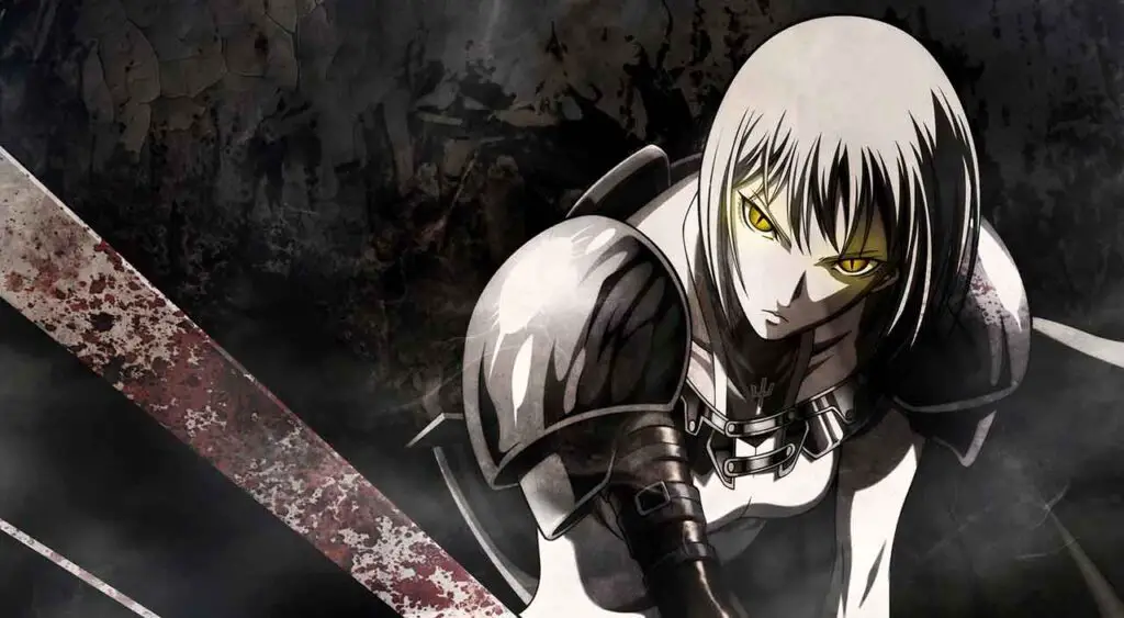 Clare of claymore is badass female blonde