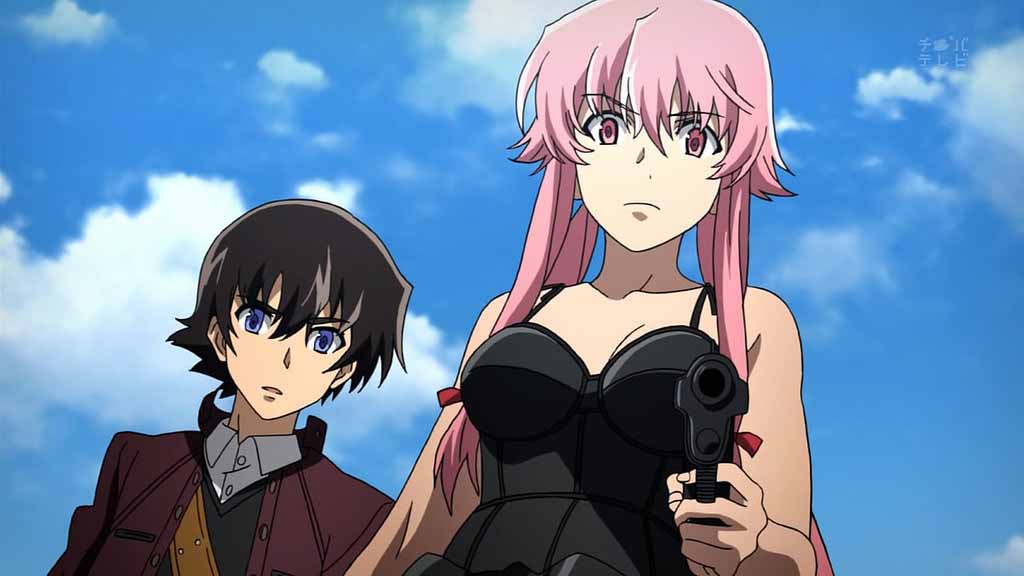 Future Diary is the top recommended action romance anime