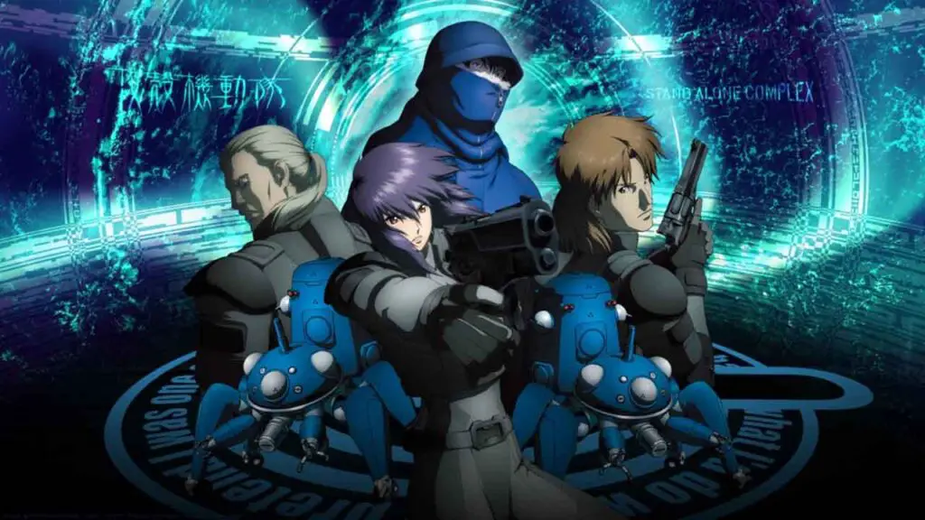 Ghost in the Shell Stand Alone Complex is a classic mecha anime with sci fi theme