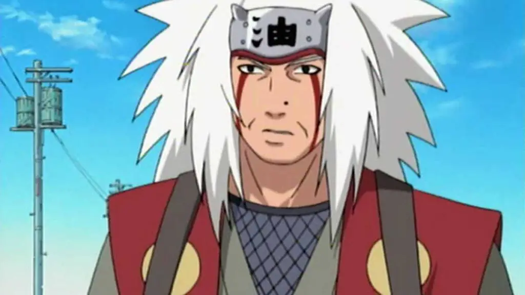 Jiraiya from Naruto is perverted anime mentor with white hair