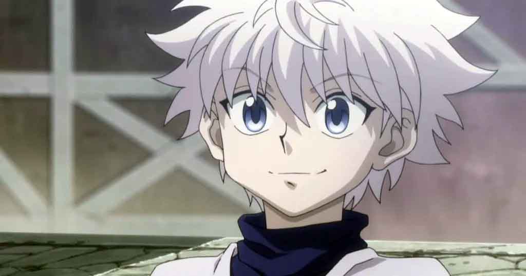 Killua Zoldyck of Hunter X hunter is popular white haired anime character