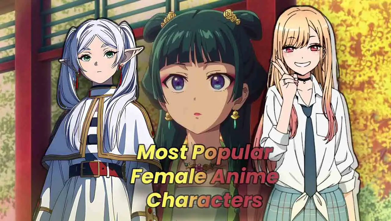 most popular female anime characters