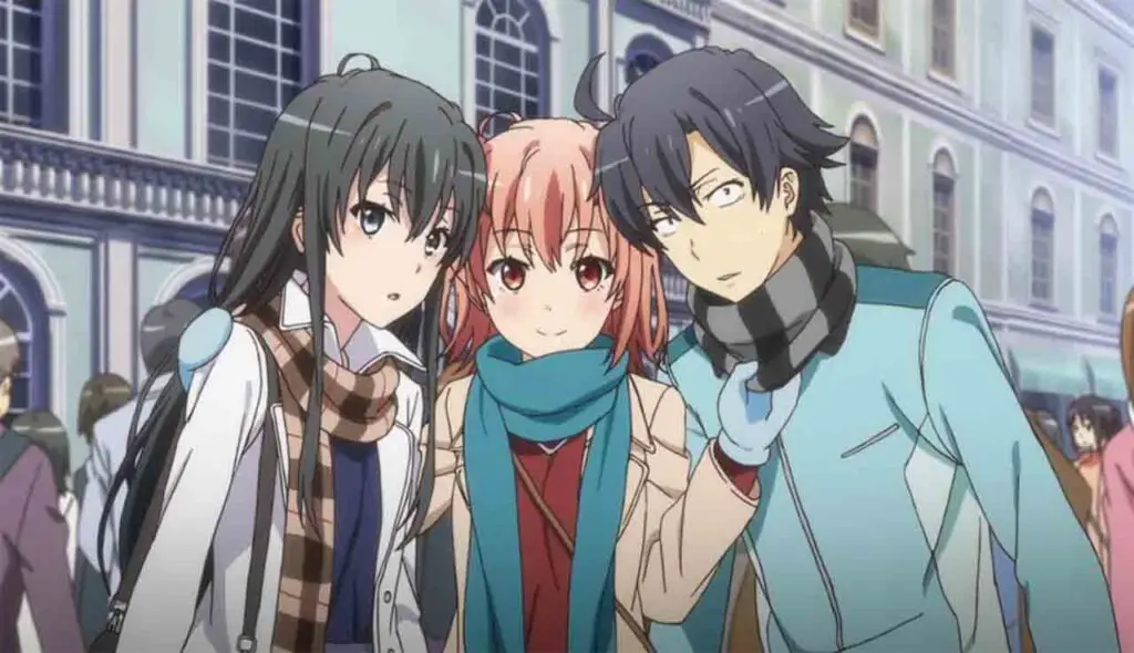 My Teen Romantic Snafu is top rated psychological romance anime with love triangle