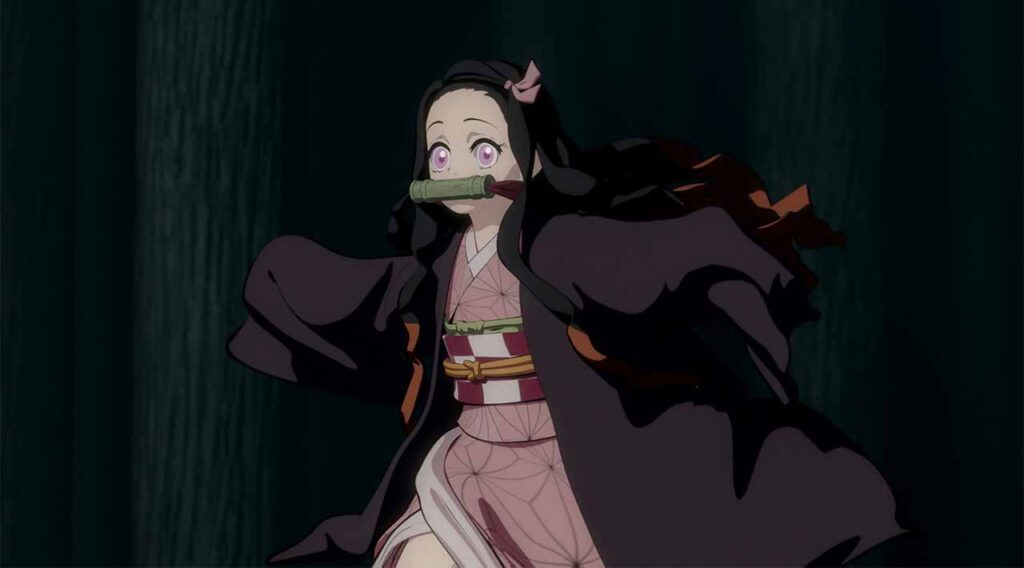 Nezuko from demon slayer is one of the most famous and popular anime girls