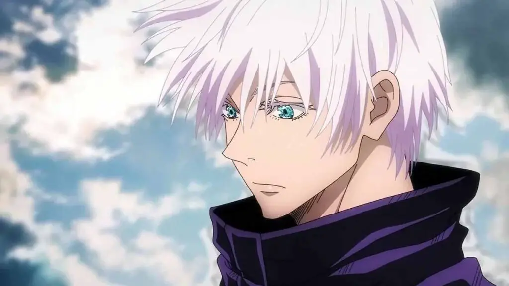 Satoru Gojo is the best male anime character with white hair