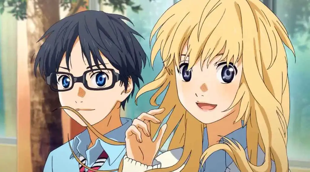 Your Lie In April is dramatic high school romance