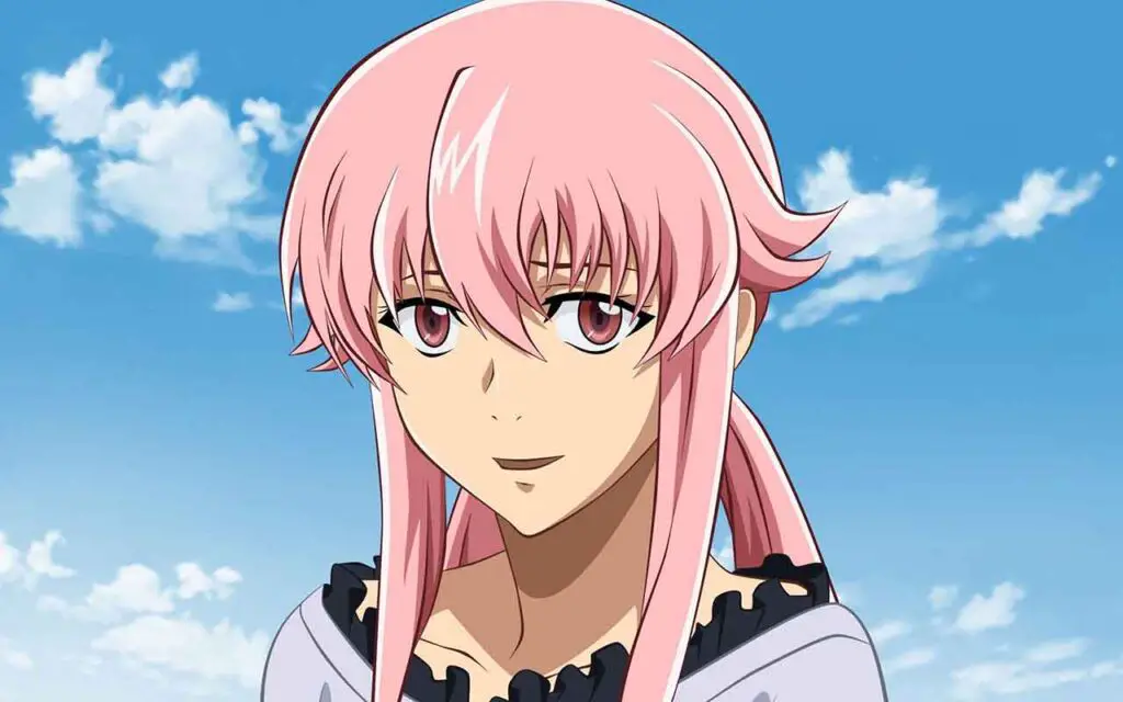 Yuno Gasai from future diary is quite famous female anime character