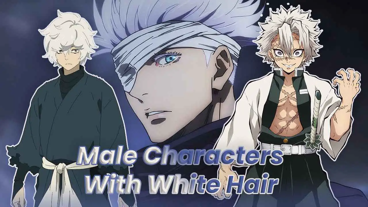best male anime characters with white hair