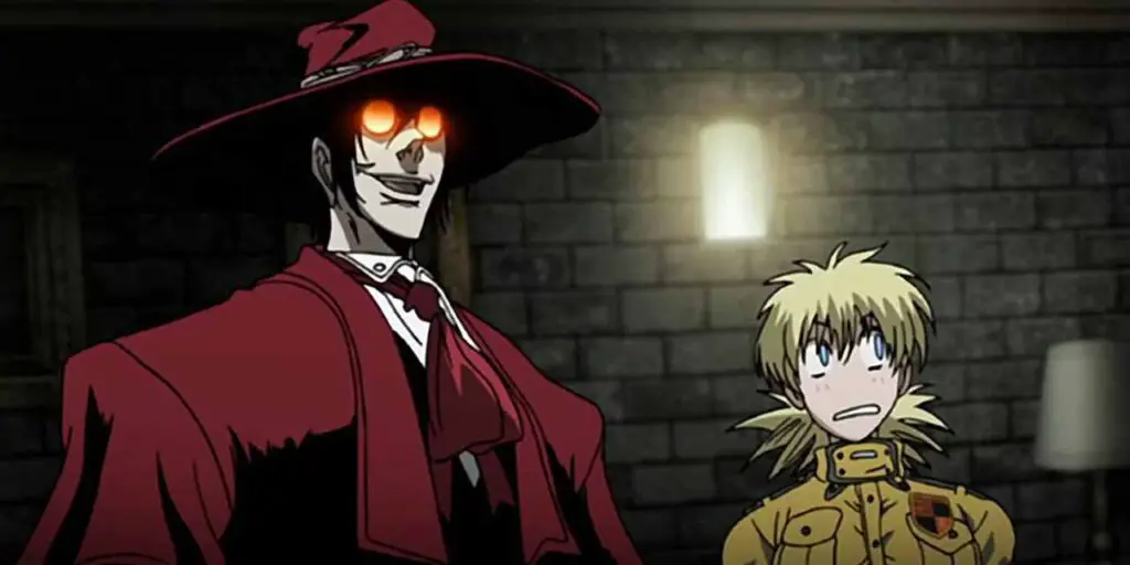 Alucard is a tall vampire with immense powers