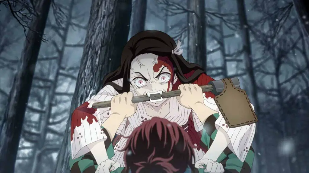 Demon Slayer is staged in scary world