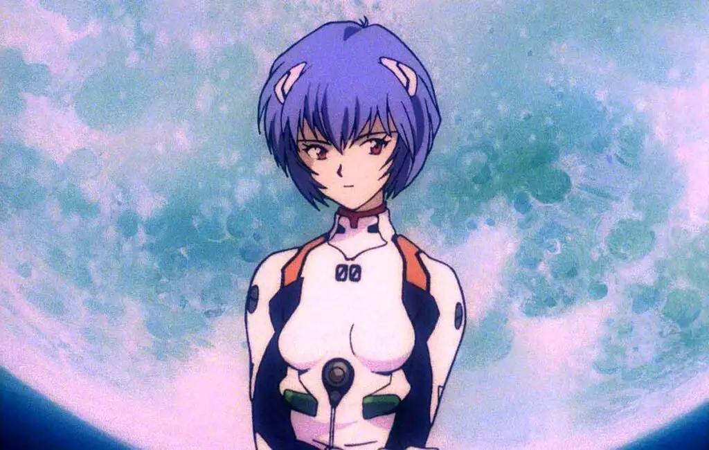Rei from evangelion is emotionless girl
