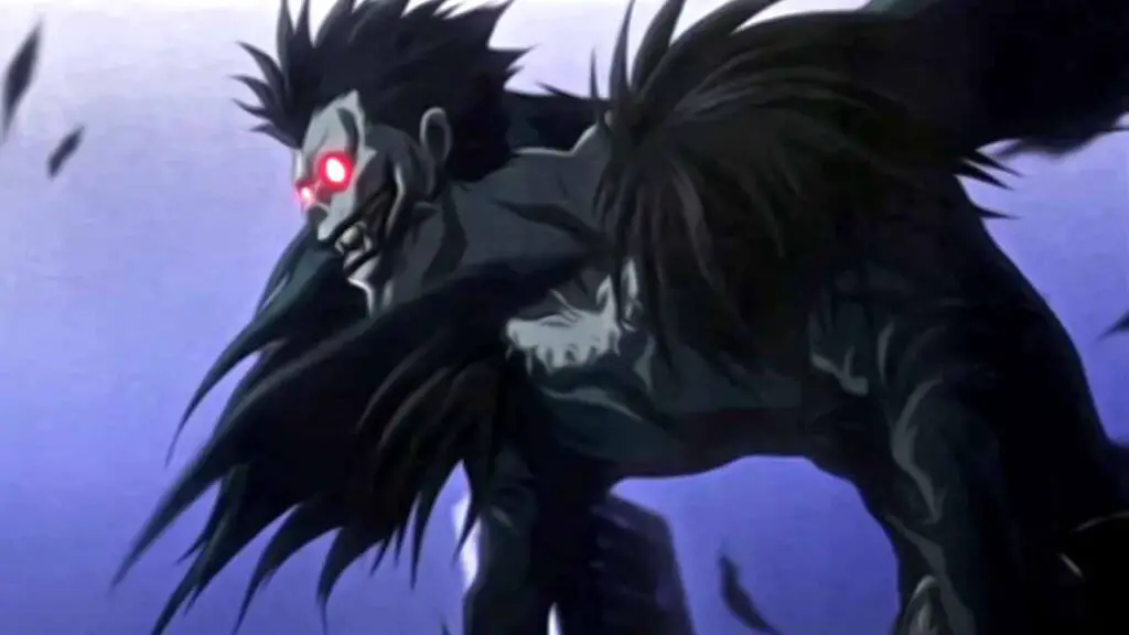Ryuk from death note is quite tall anime character