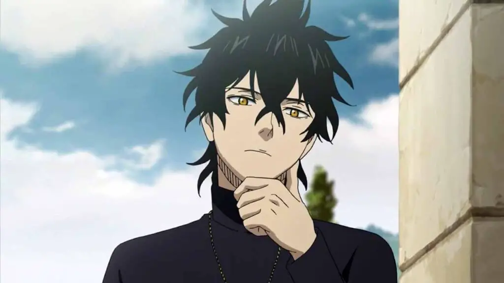 Yuno from black clover is hot and expressionless