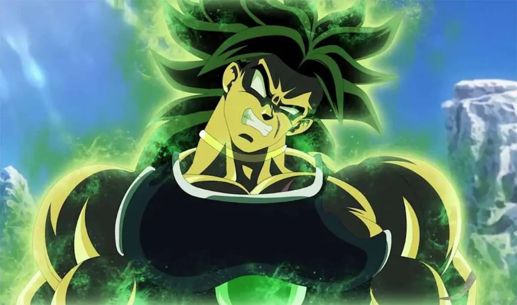 Broly from Dragon Ball is one of tallest anime characters