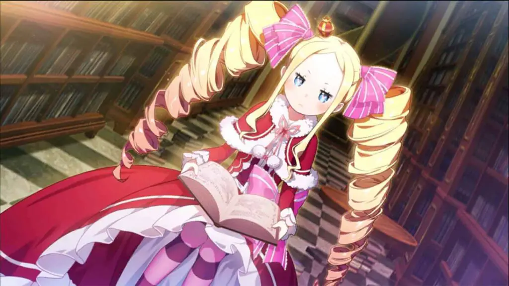 Beatrice from rezero is lonely loli anime character